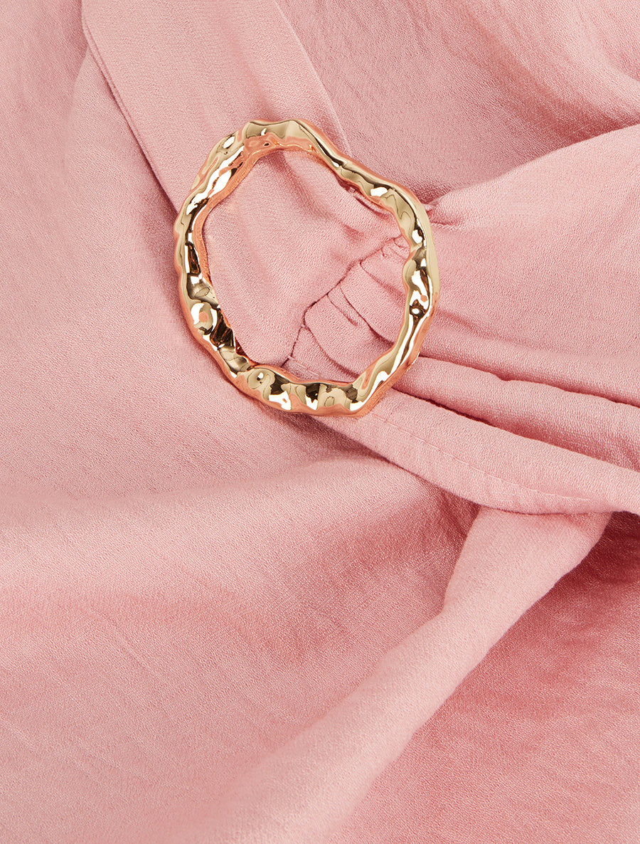 Top droit à dos nageur et bretelles bijoux - Rose - 3