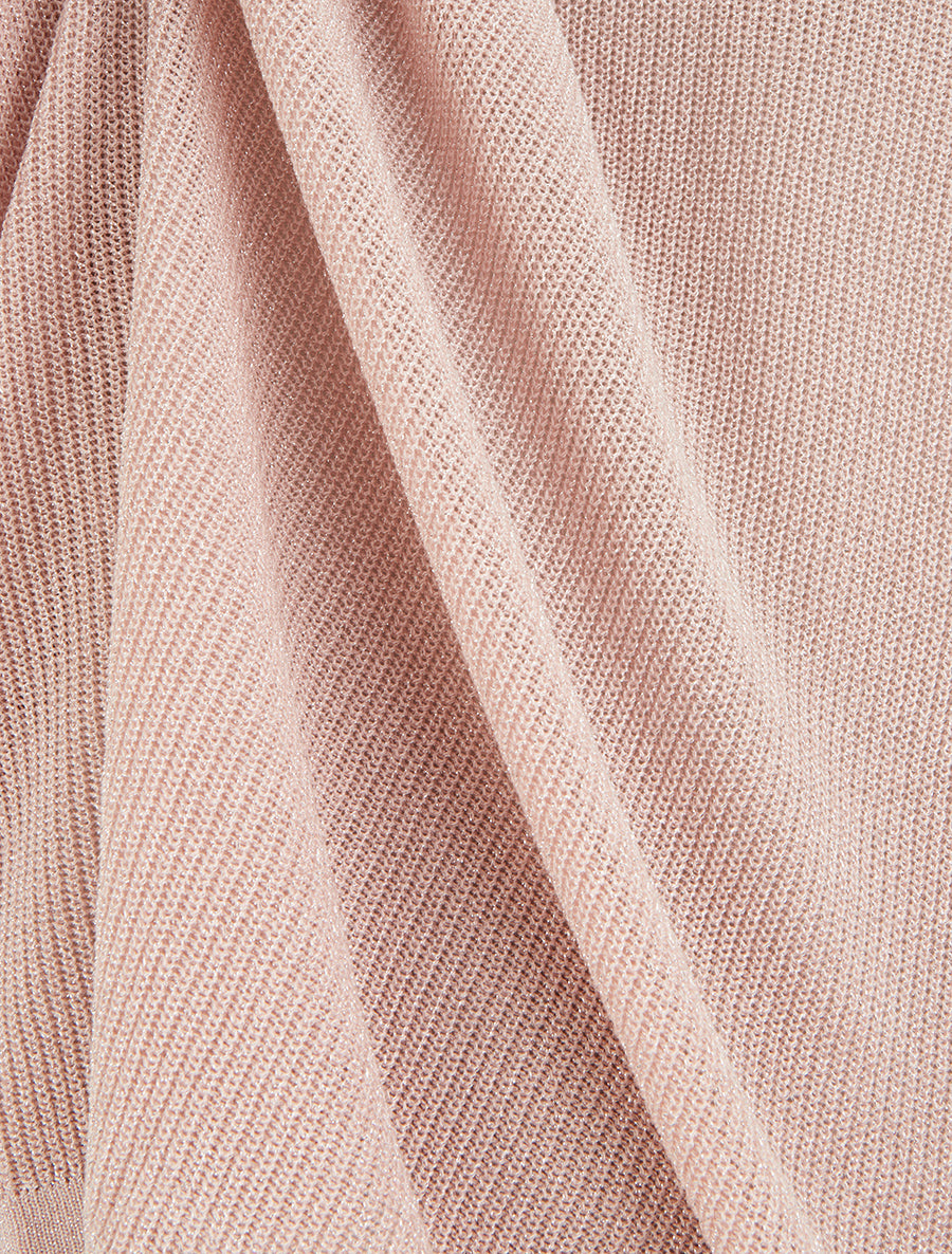 Top ample manches courtes chauve-souris - Rose - 3
