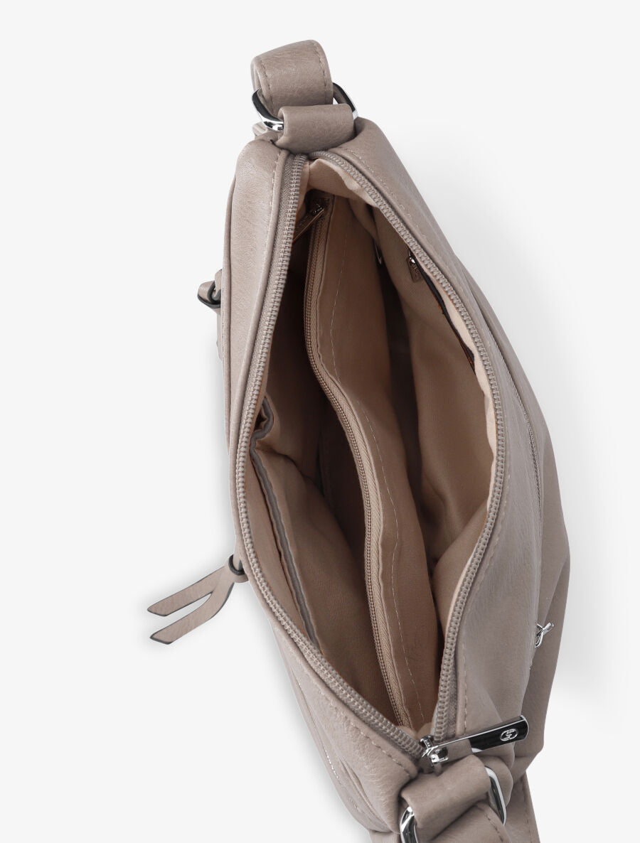 Sac besace Piper - Taupe - 5