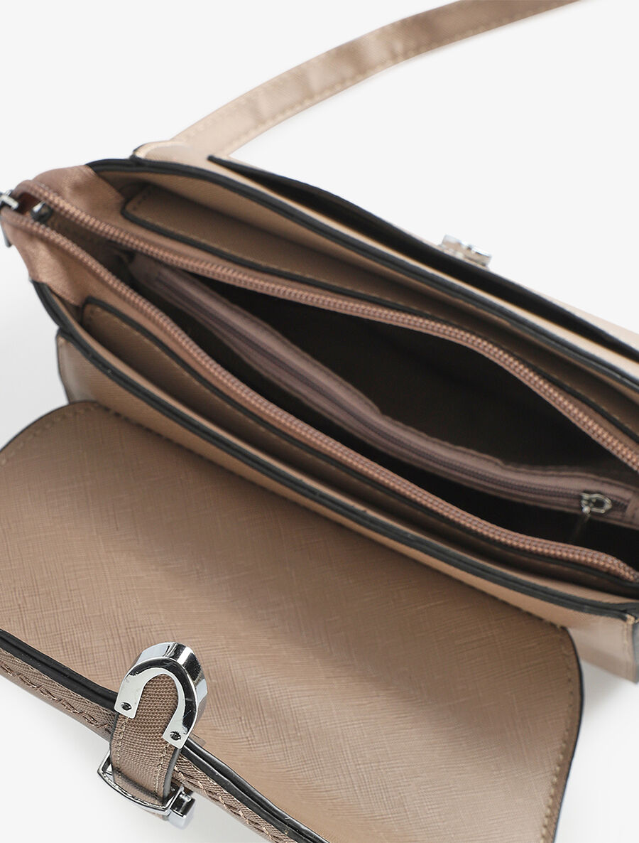 Sac besace Veronica - Taupe - 4