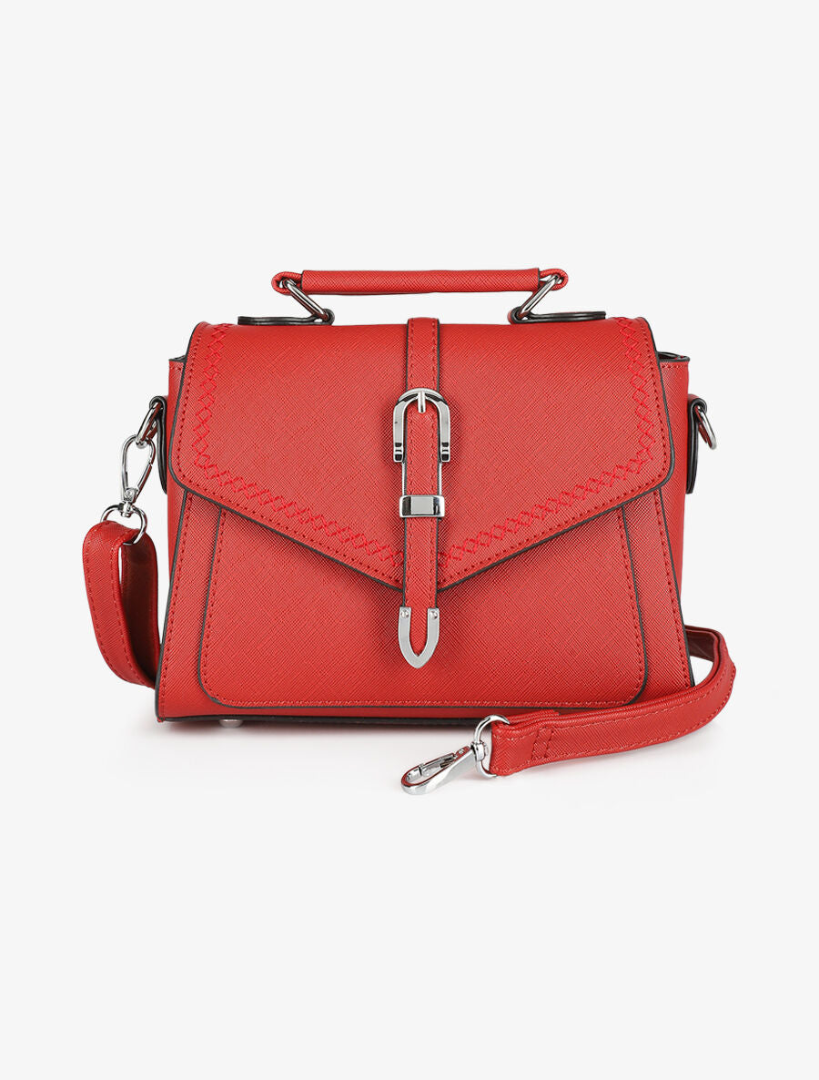 Sac besace Veronica - Rouge - 1