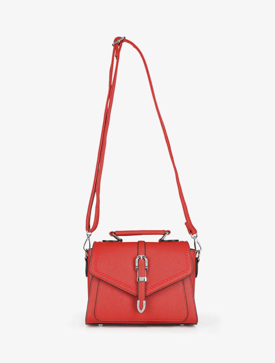 Sac besace Veronica - Rouge - 3