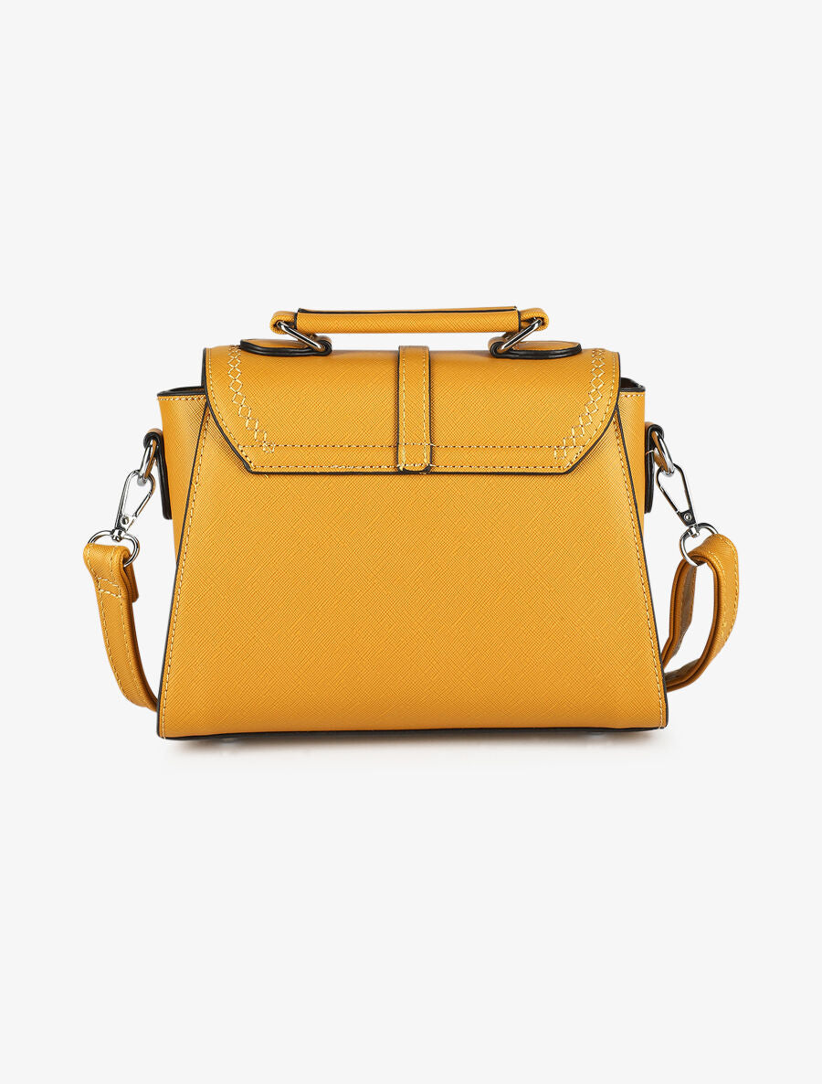 Sac besace Veronica - Jaune moutarde - 2
