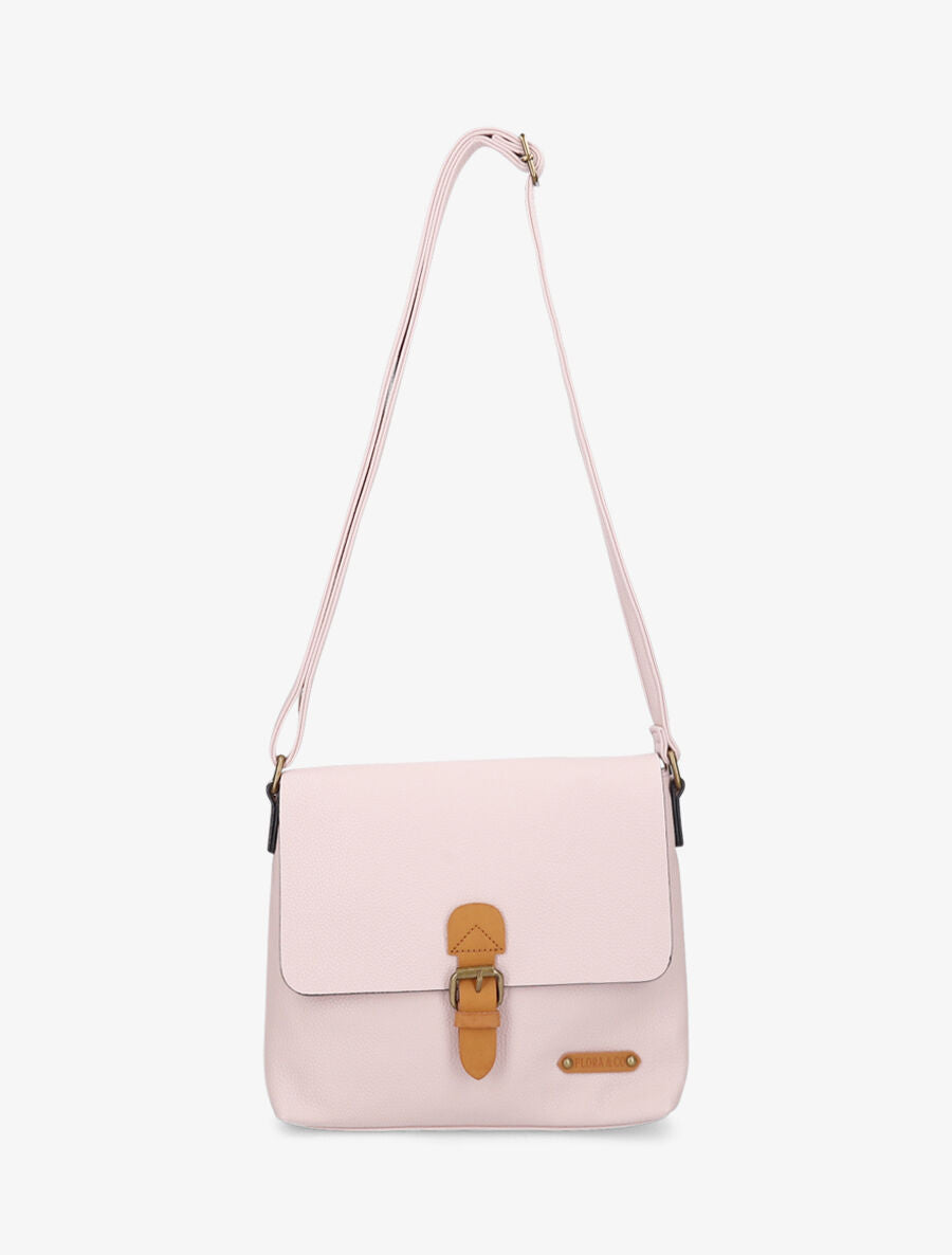 Sac bandoulière Ilyanna - Rose - 3