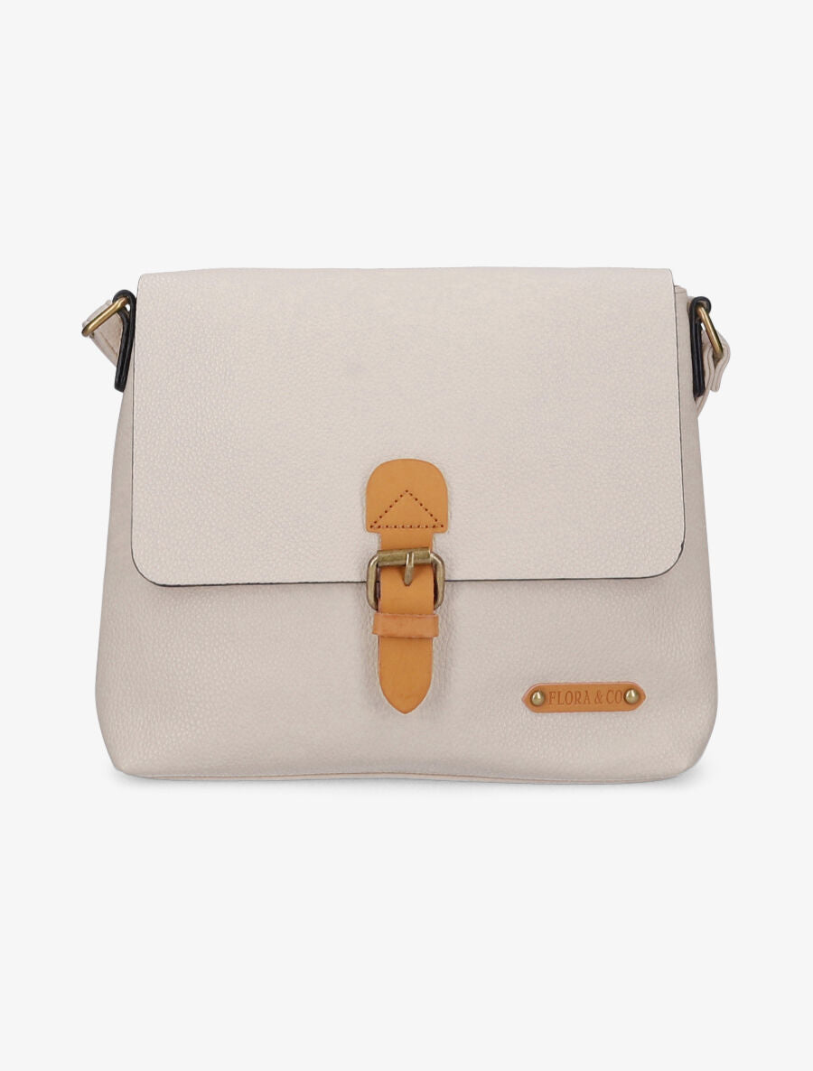 Sac bandoulière Ilyanna - Taupe - 1