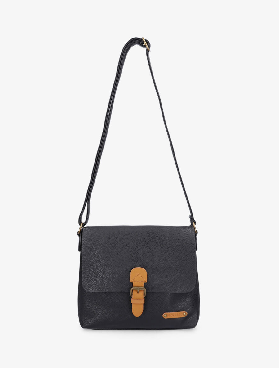Sac bandoulière Ilyanna - Noir - 3