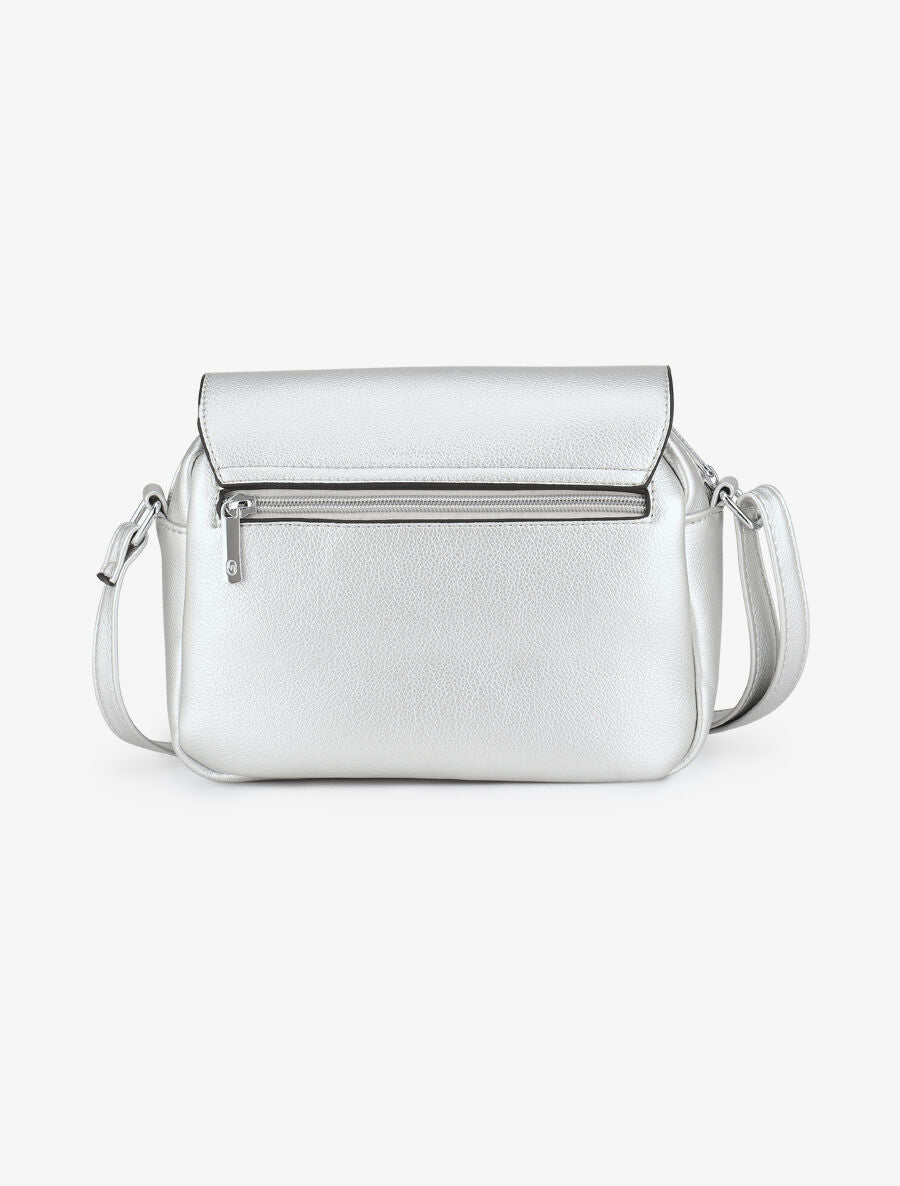 Sac besace Laura - Argent - 2
