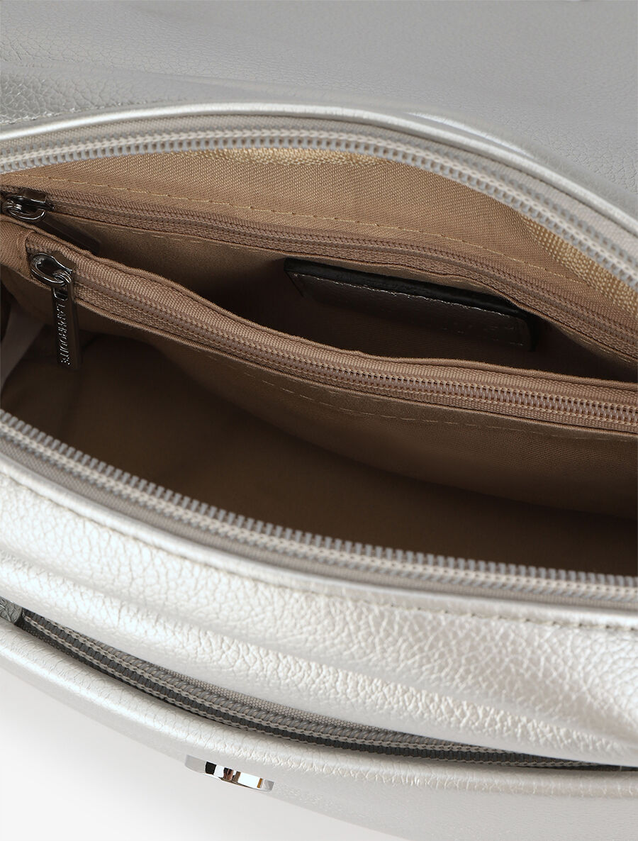 Sac besace Laura - Argent - 4