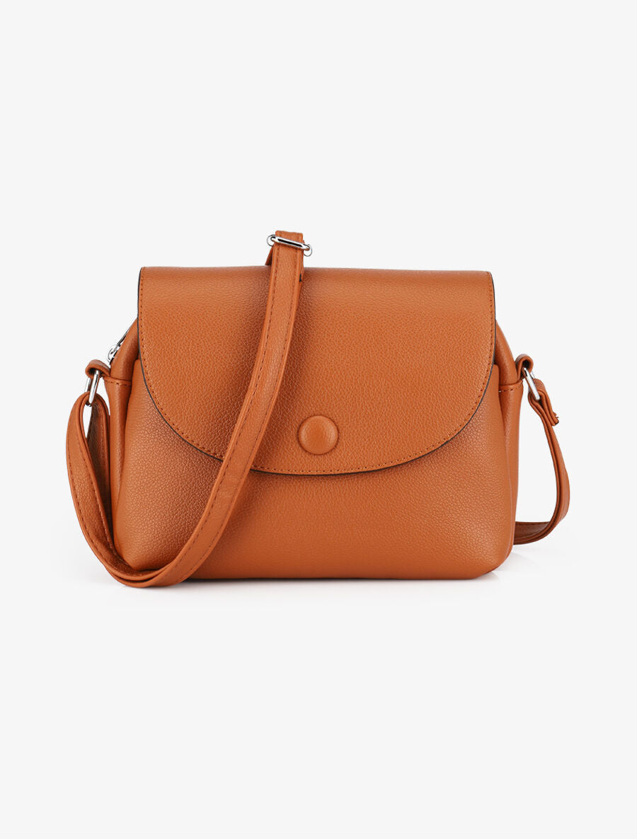 Sac besace Laura - Camel - 5