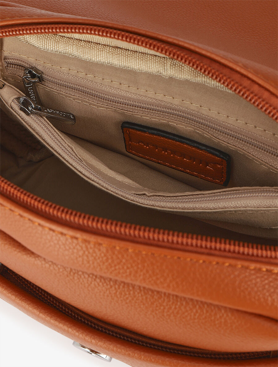 Sac besace Laura - Camel - 4