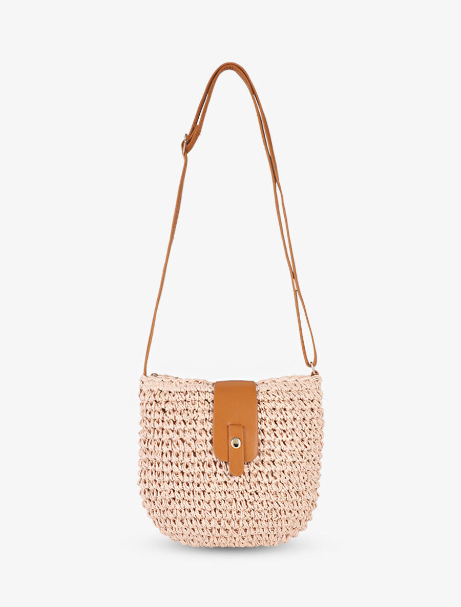 Sac bandoulière Delia - Rose - 5