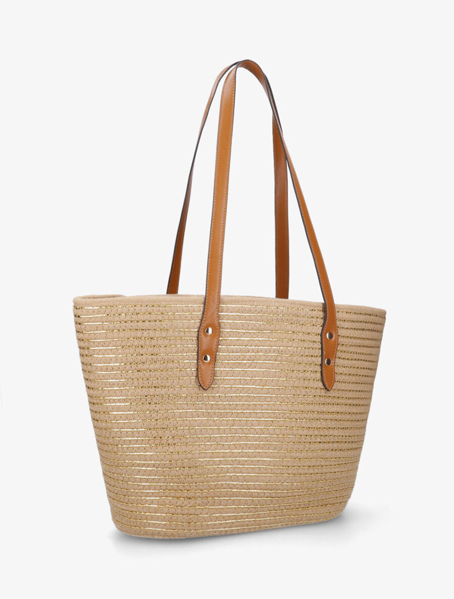 Sac cabas Eugénie - Sable - 3