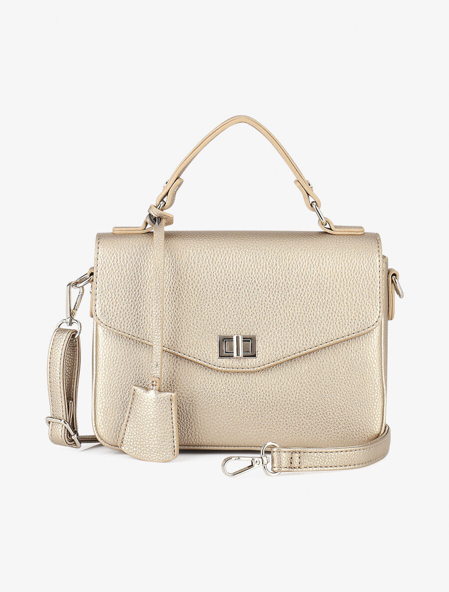 Sac à main Cléo - Taupe nacré - 5