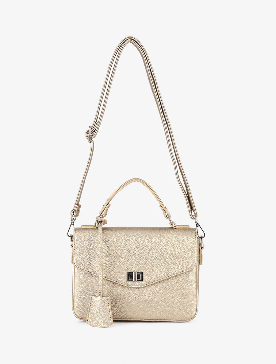 Sac à main Cléo - Taupe nacré - 3