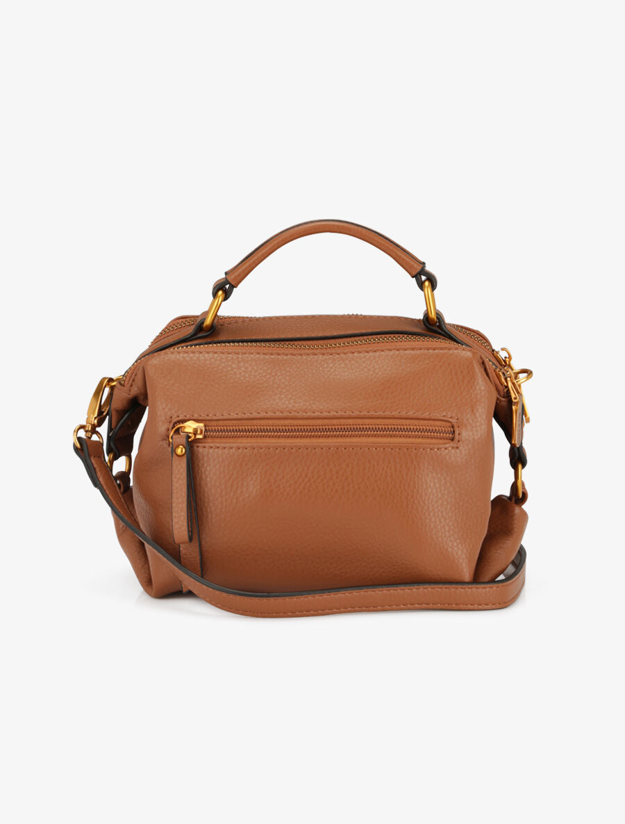 Sac besace Mélanie - Marron - 3