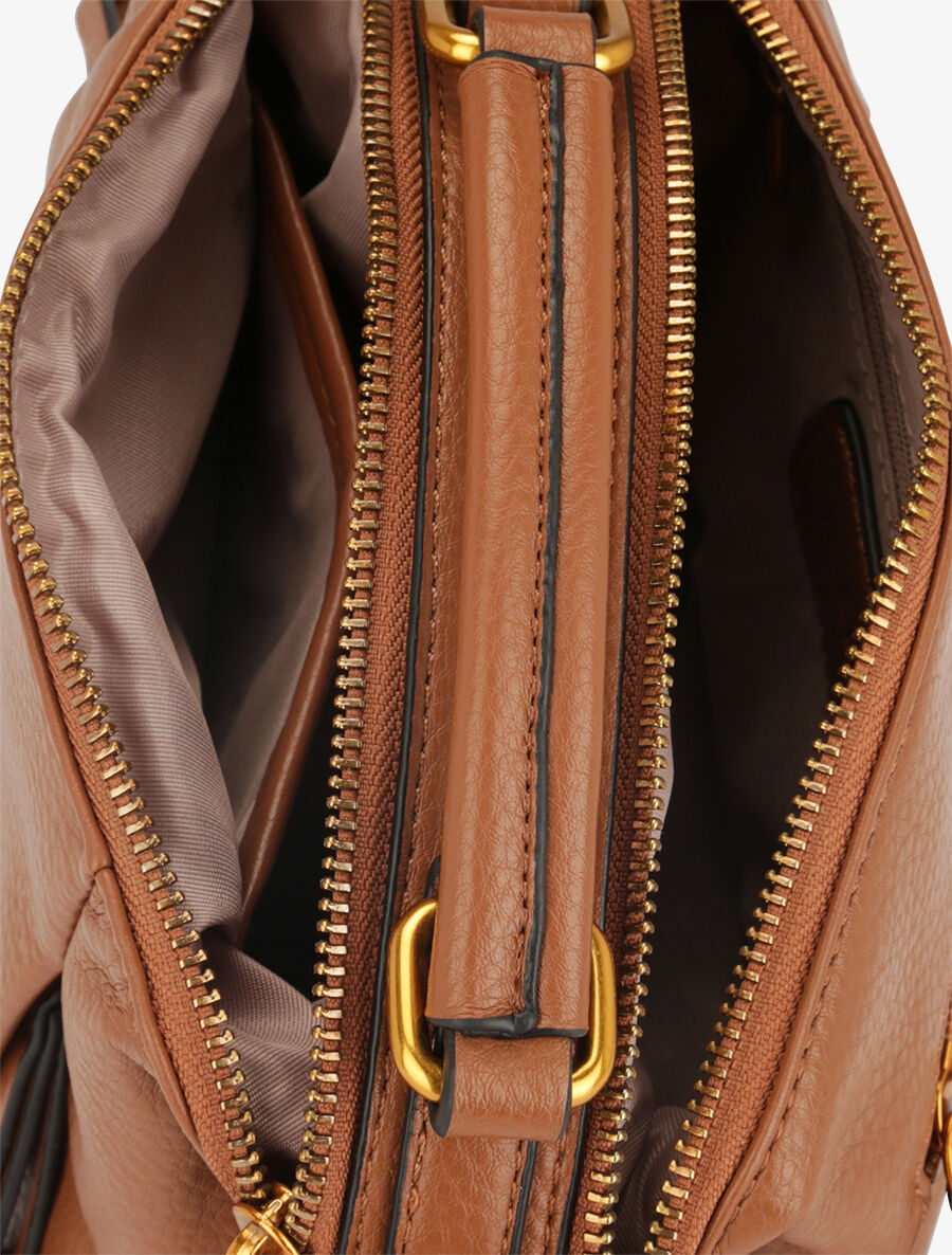 Sac besace Mélanie - Marron - 4