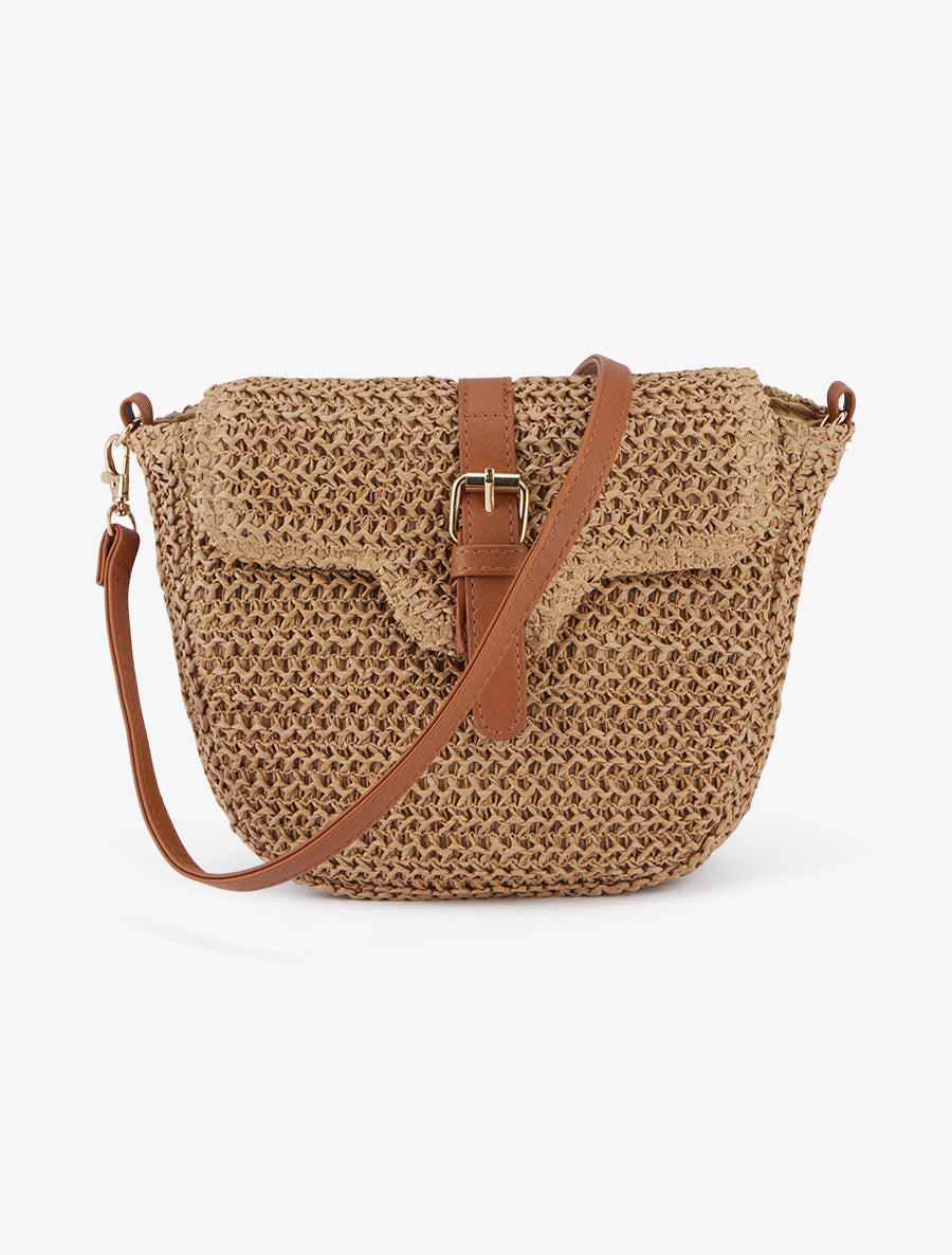 Sac besace Alysée - Taupe - 3