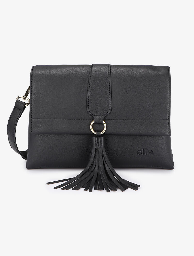 Sac besace Lou - Noir - 1