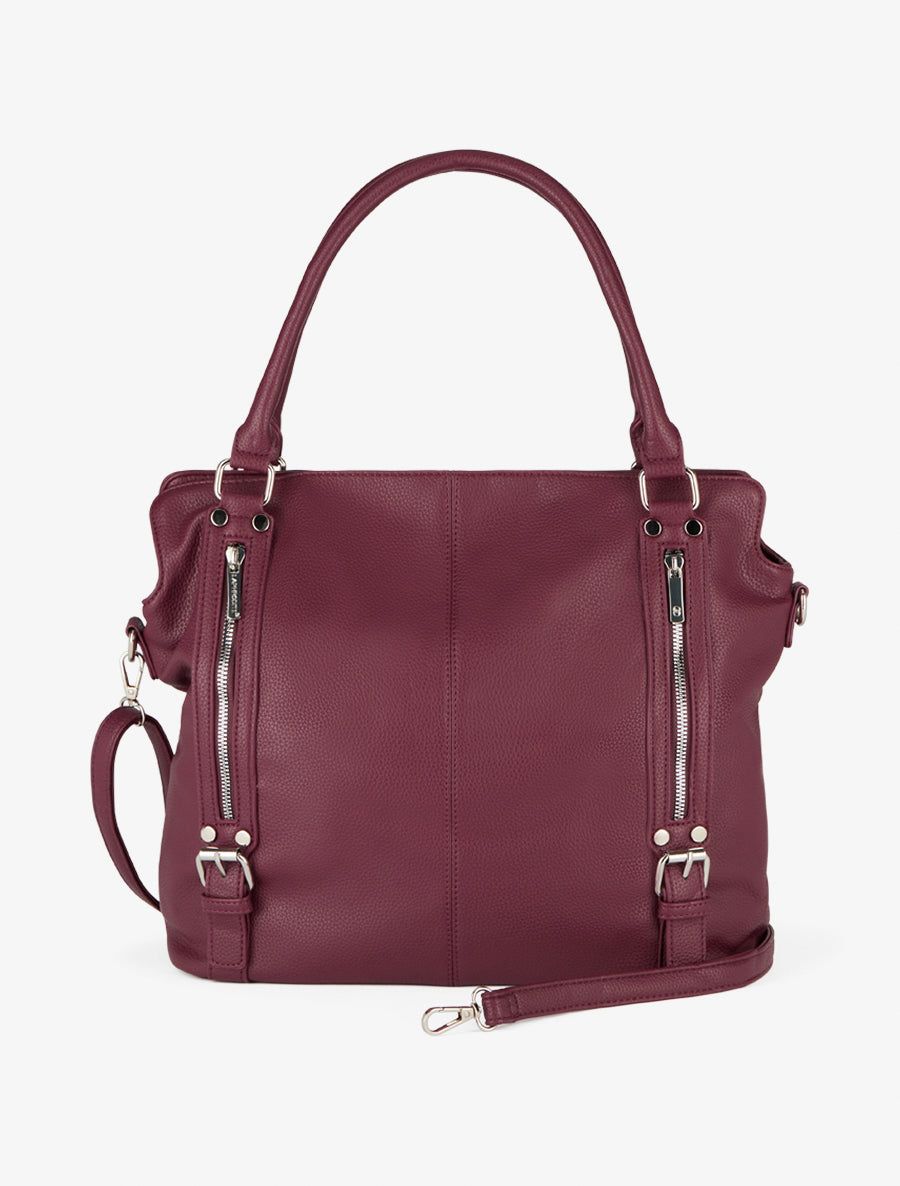 Sac cabas Eugénie - Prune -
