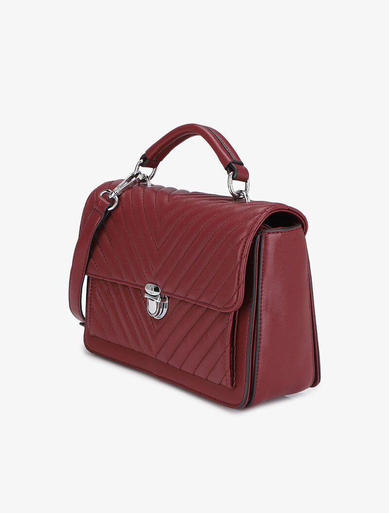 Sac besace Rose - Bordeaux - 2