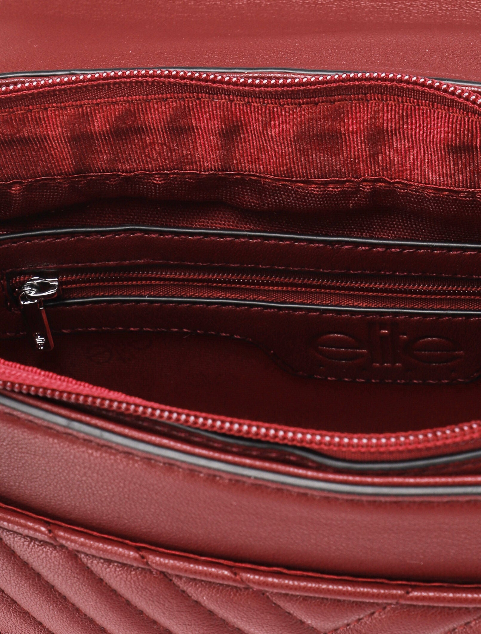Sac besace Rose - Bordeaux - 4