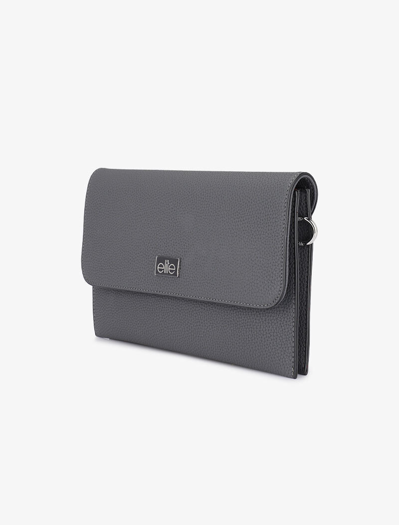 Pochette enveloppe Margot - Gris foncé - 2
