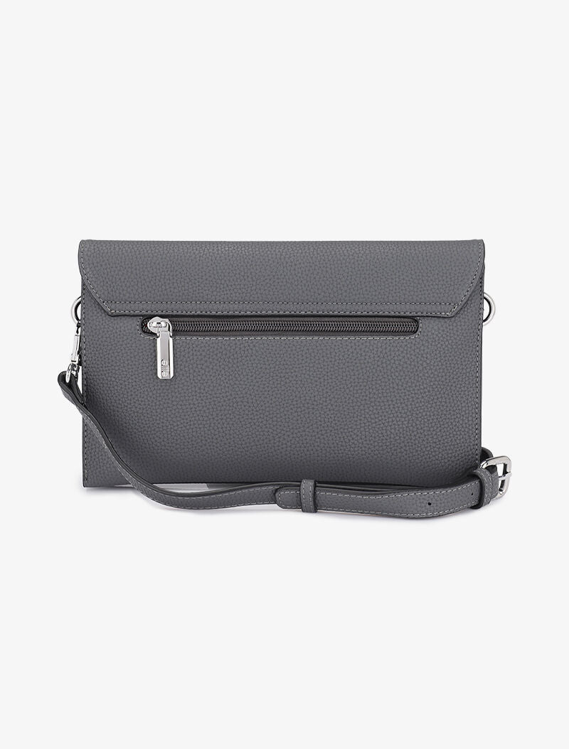 Pochette enveloppe Margot - Gris foncé - 3