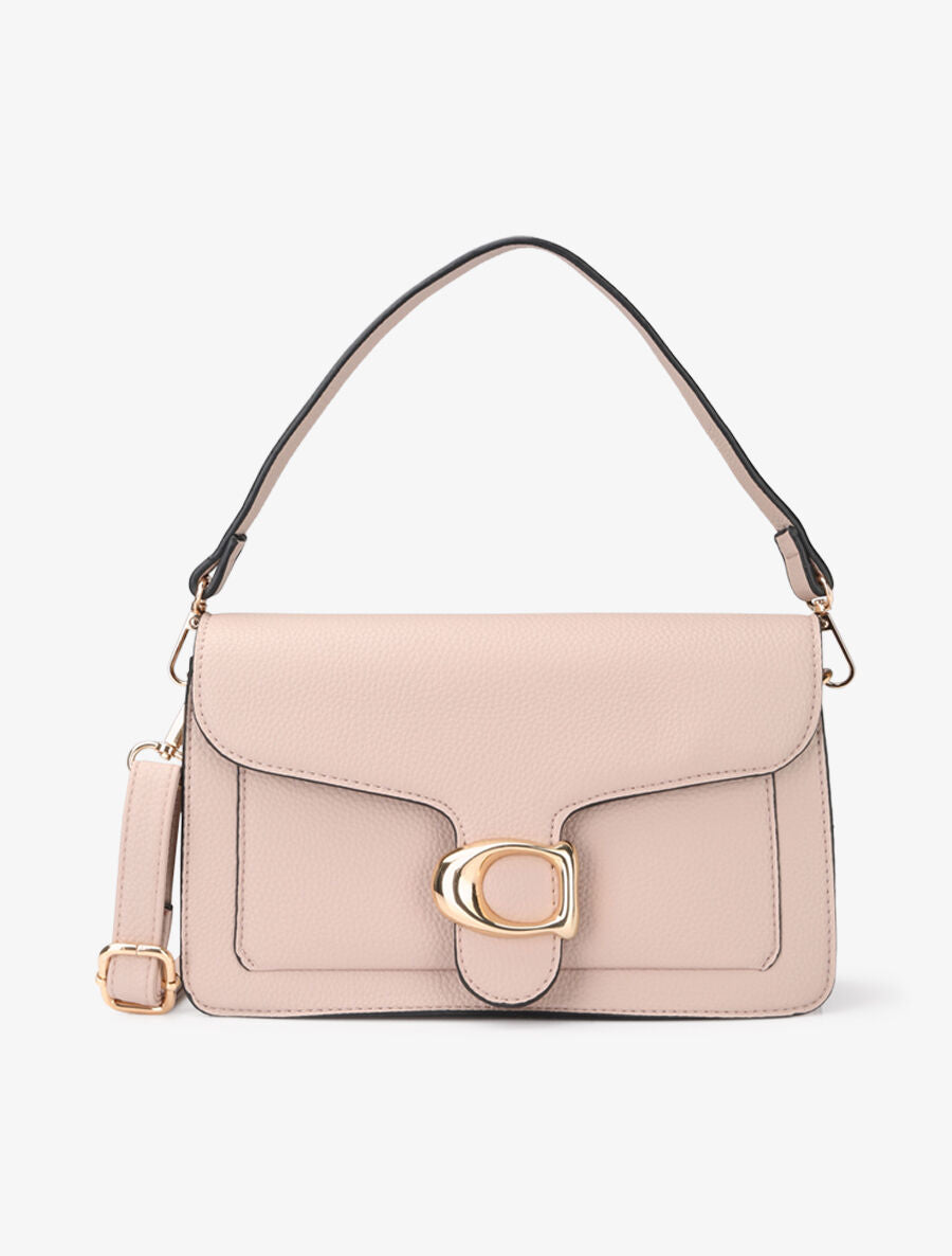 Sac bandoulière Dominique - Taupe - 7