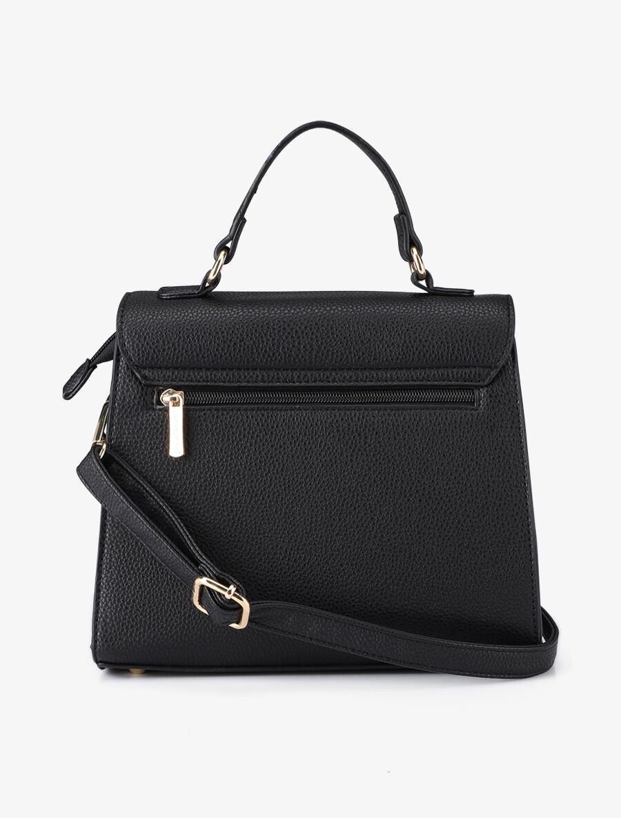 Sac besace Anémone - Noir - 3