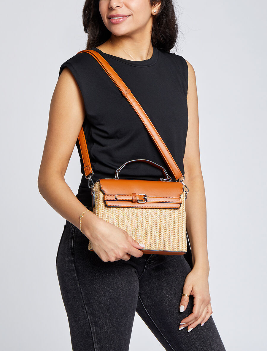 Sac besace Mylène - Camel - 4
