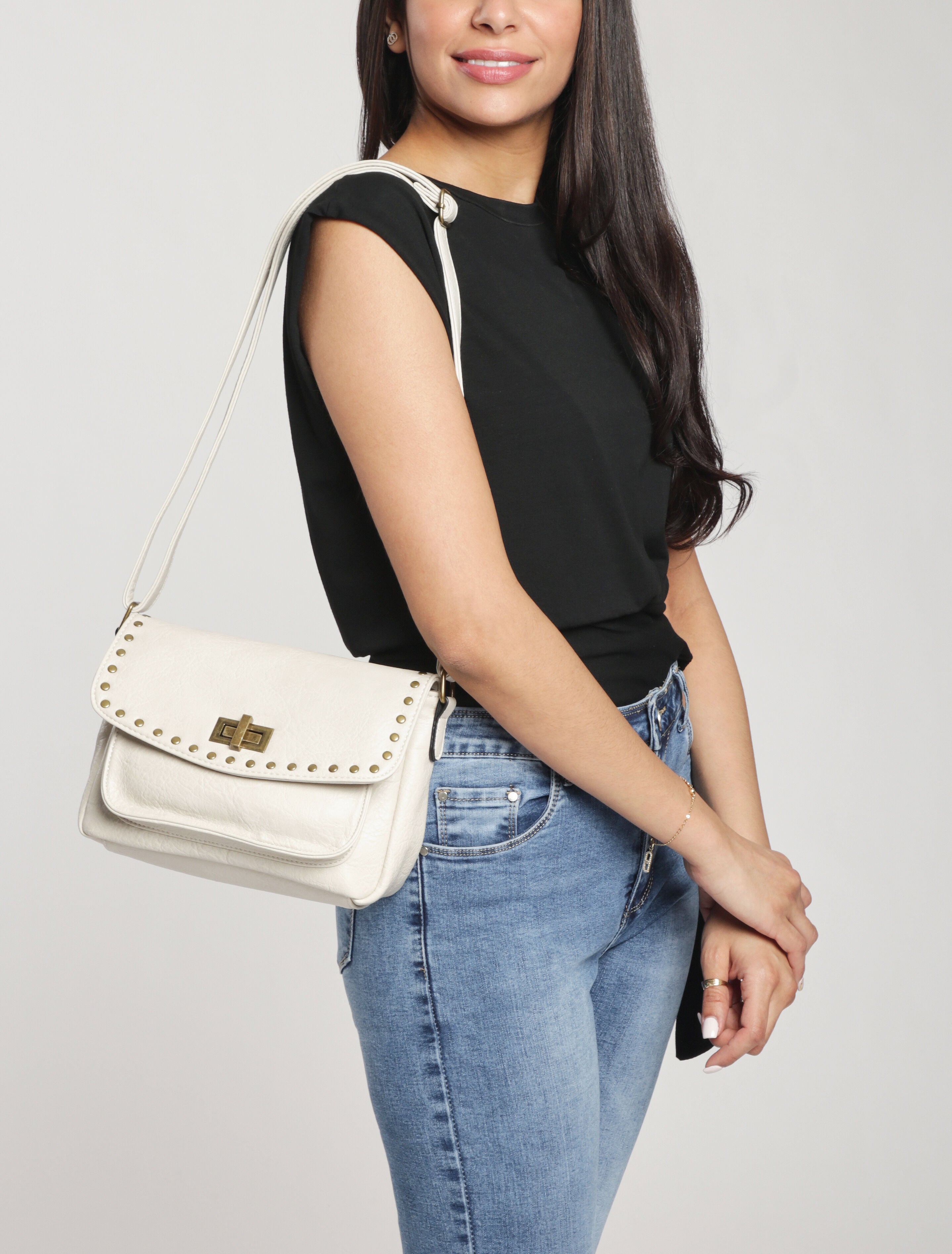 Sac besace Caro - Écru - 5