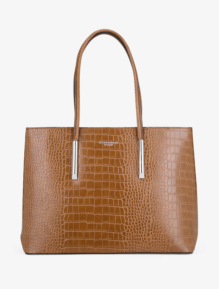 Sac cabas Elodie - Camel - 5