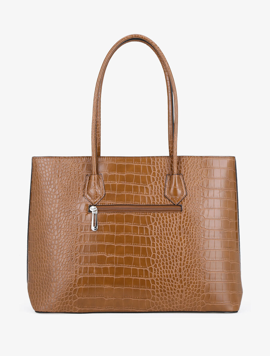 Sac cabas Elodie - Camel - 3