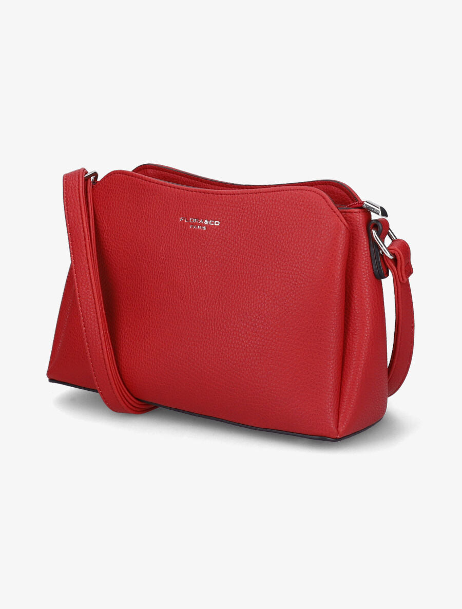 Sac besace Andréa - Rouge - 2