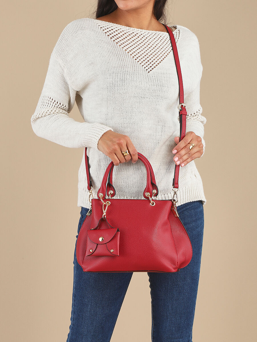 Sac à main Keli - Rouge - 7