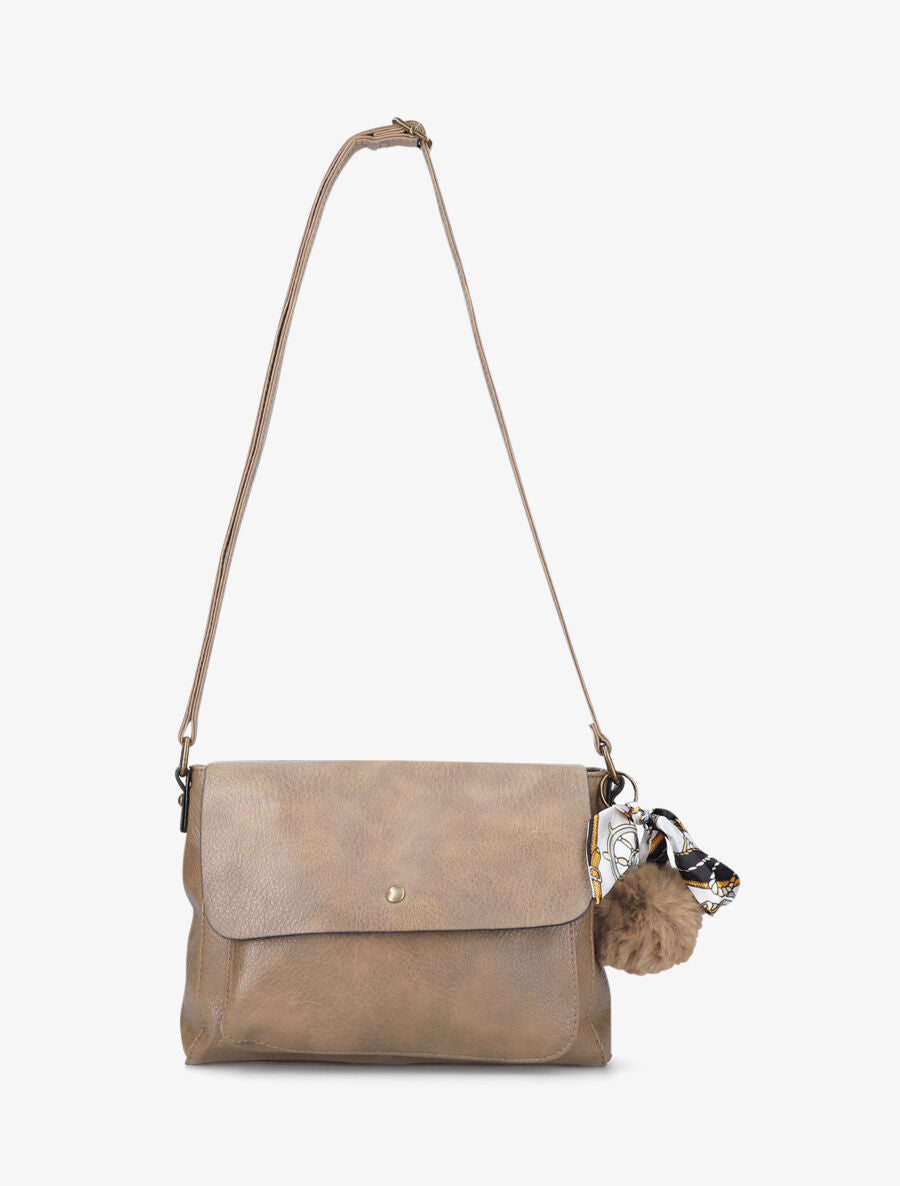 Sac besace Nilsa - Taupe - 3