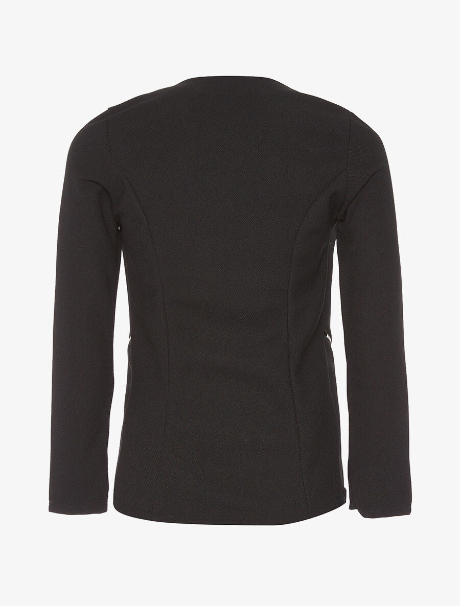 Veste ouverte asymétrique - noir - 2
