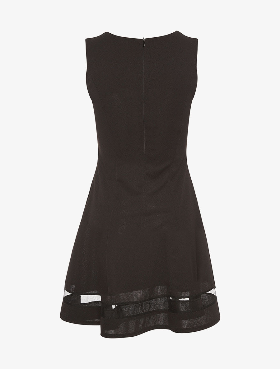 Robe basic bas transparent - noir - 2