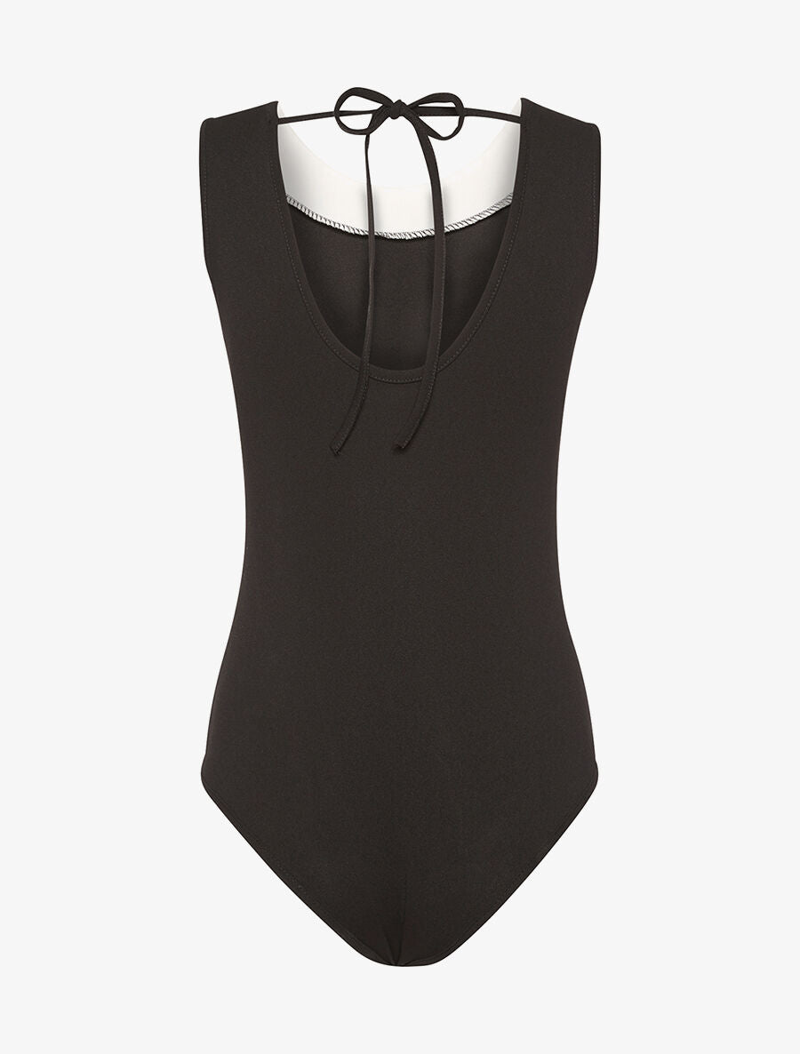 Body encolure bijoux - noir - 2