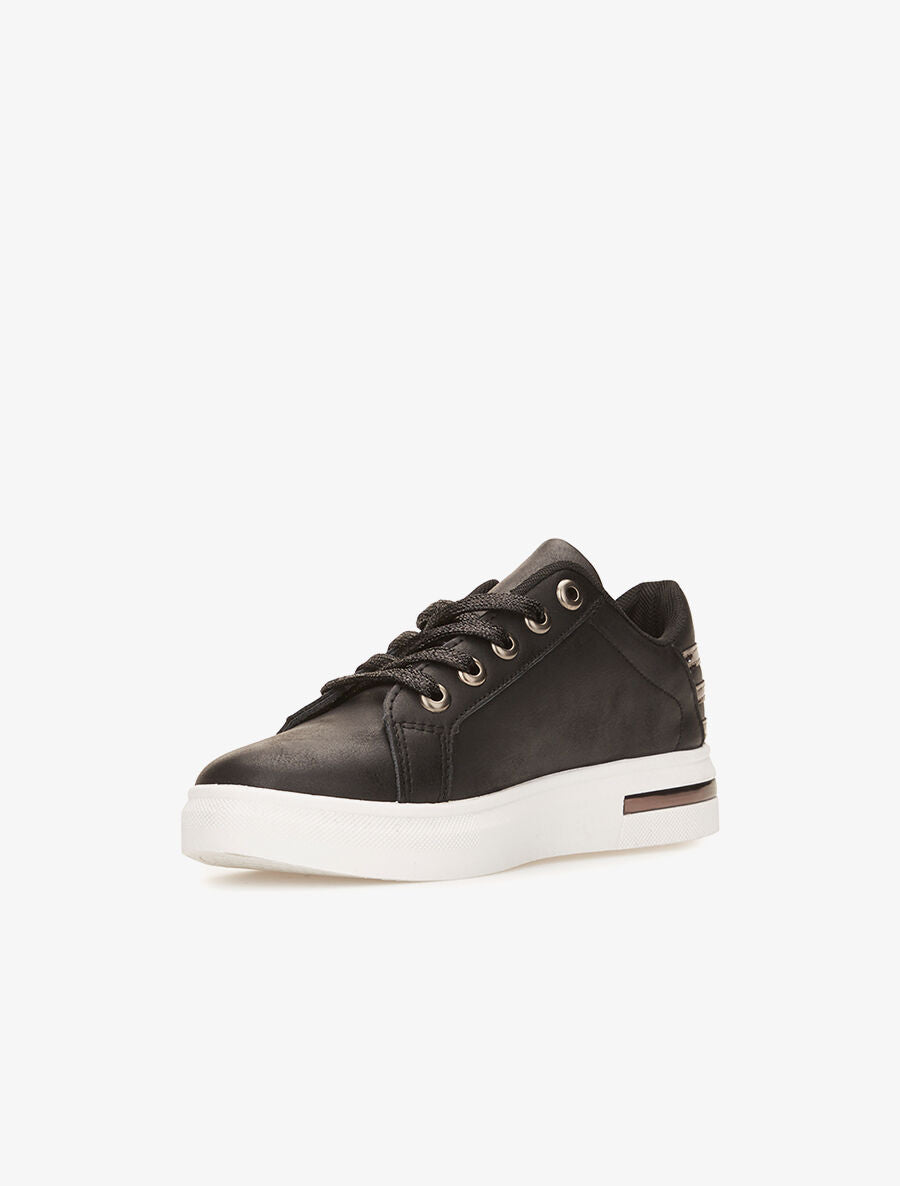 Sneakers lacets irisés - noir - 3