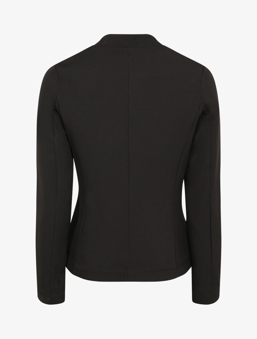 Veste unie ajustée - Noir - 2