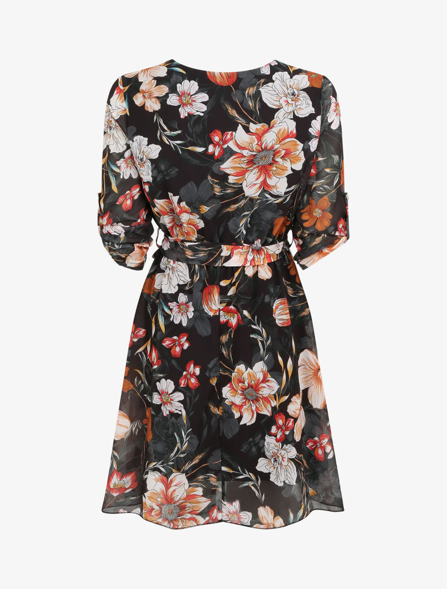 Robe imprimé fleurs d&