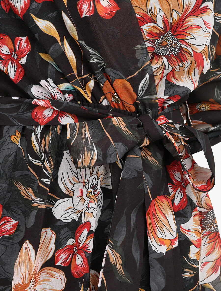 Robe imprimé fleurs d&