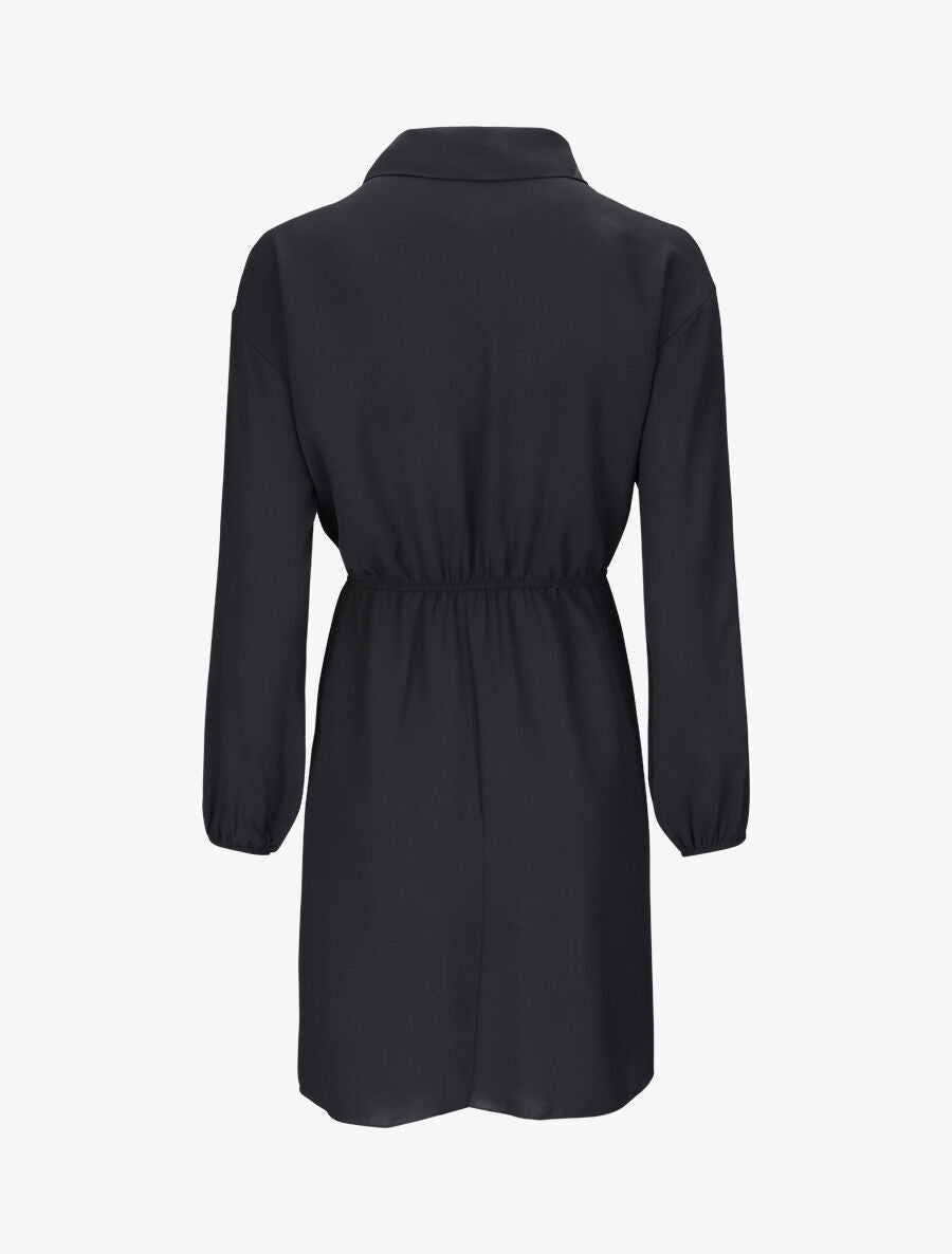 Robe chemise cintrée - Noir - 2