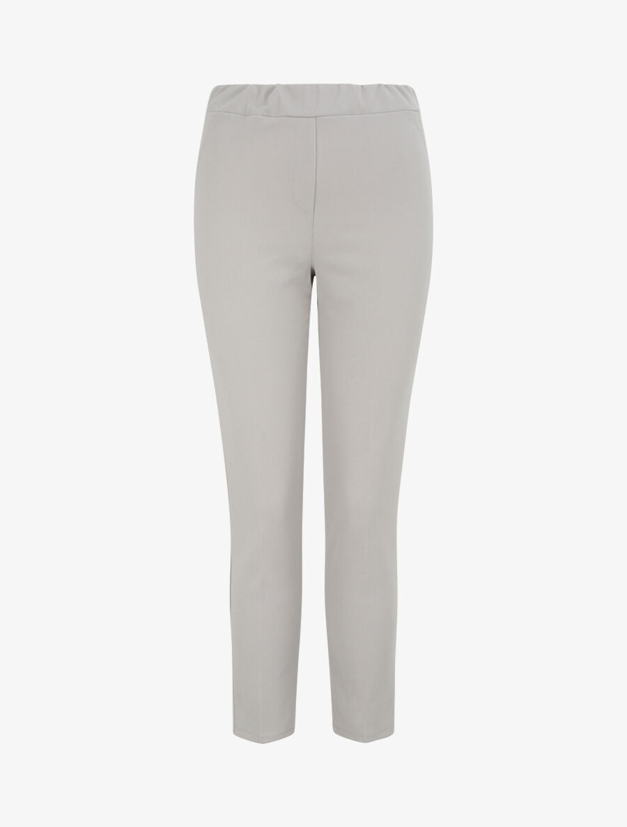 Pantalon uni coupe droite - Gris - 4