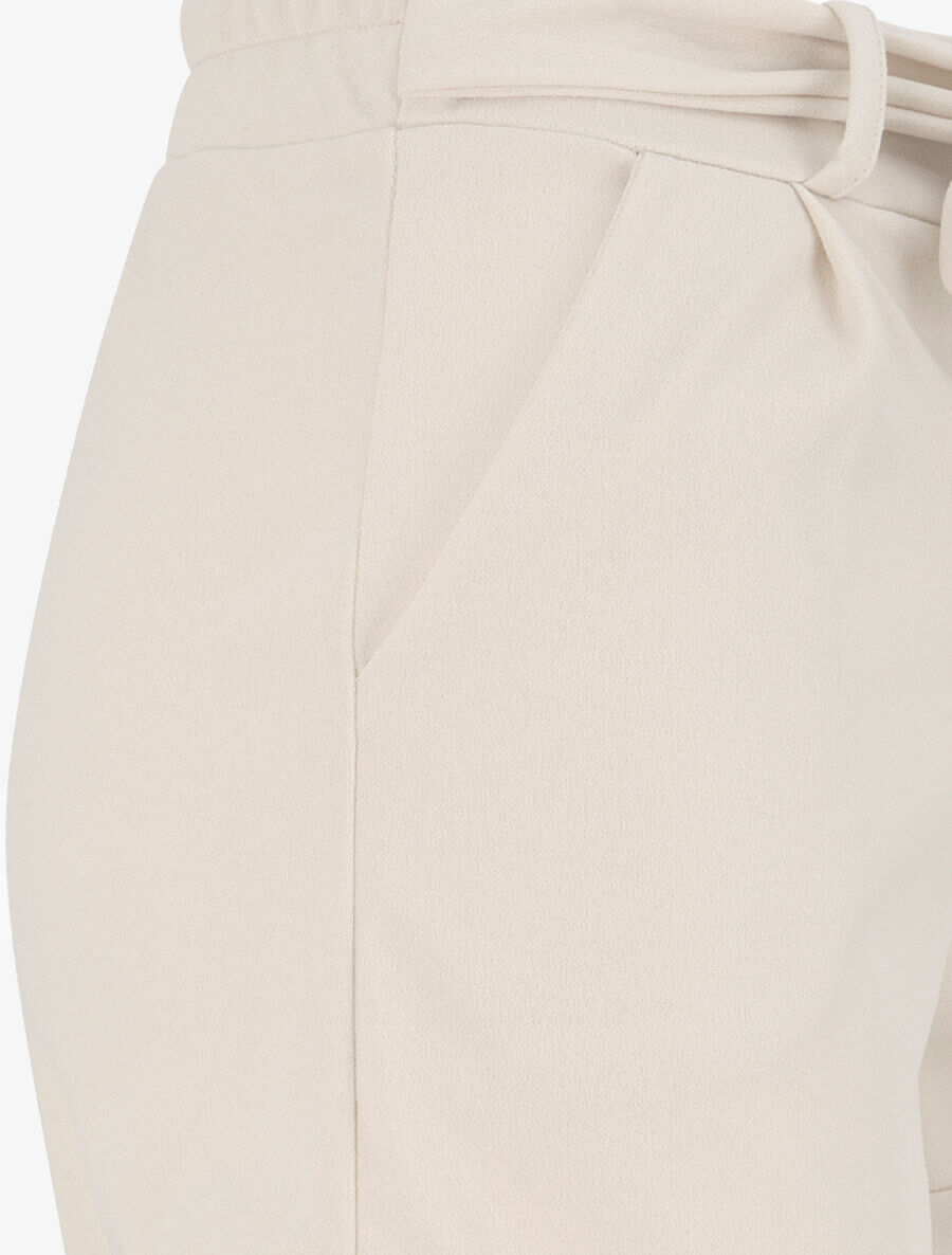 Mini short à revers - Beige - 3