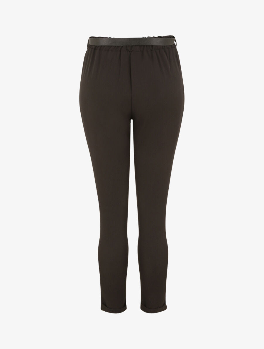 Pantalon 7/8 à pince - Noir - 2