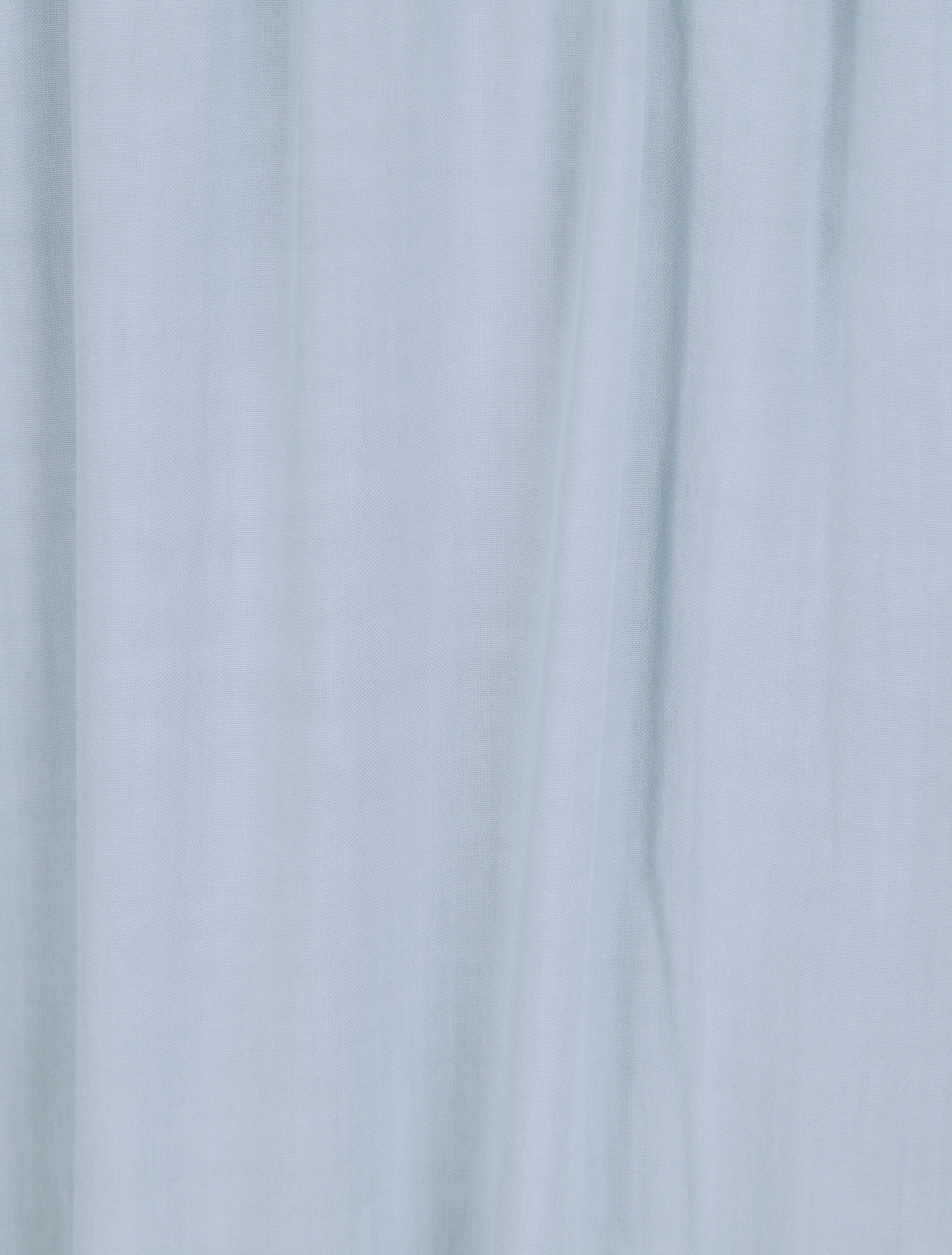 Robe longue empire unie à bretelles - Bleu ciel - 4
