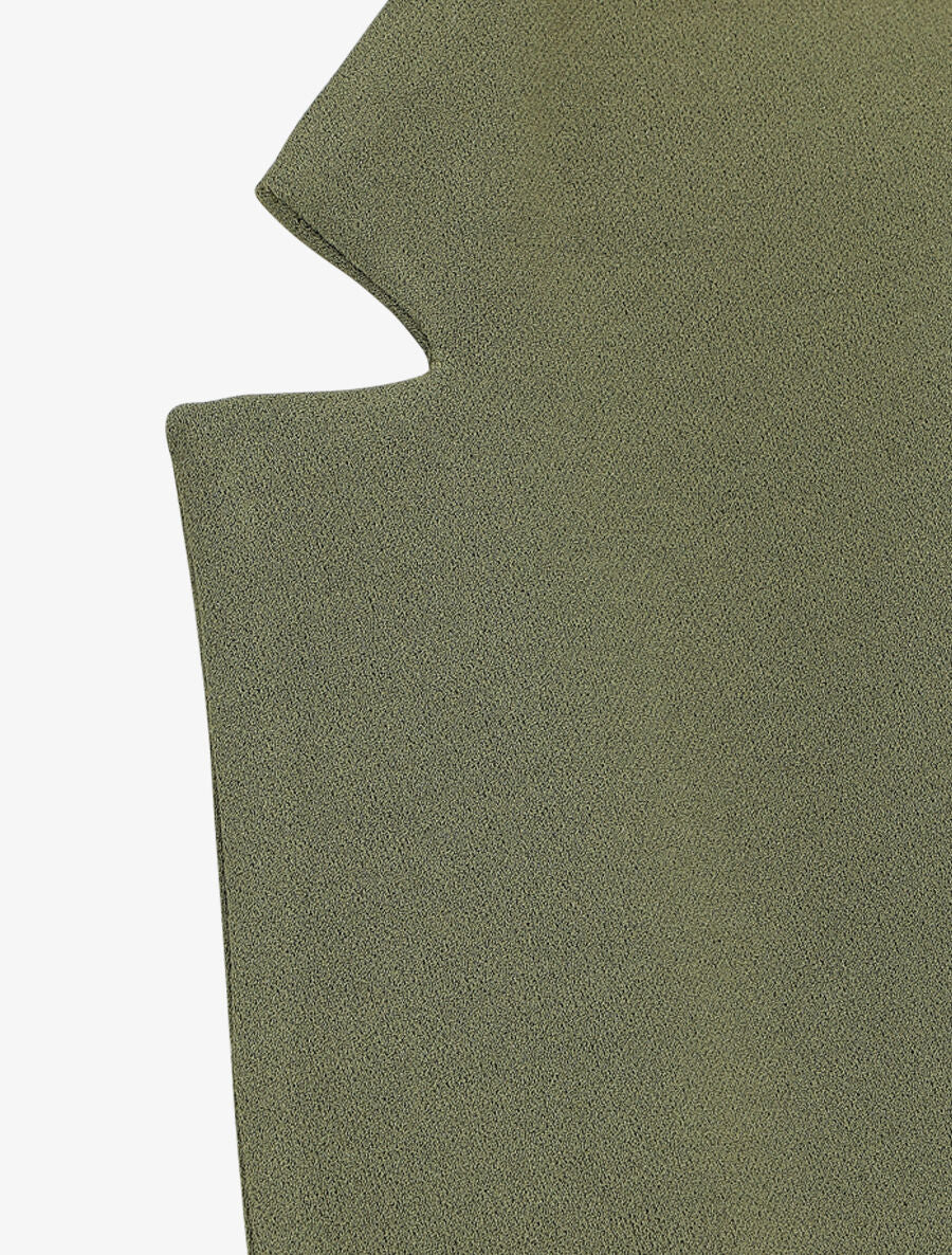 Veste courte unie - Kaki - 3