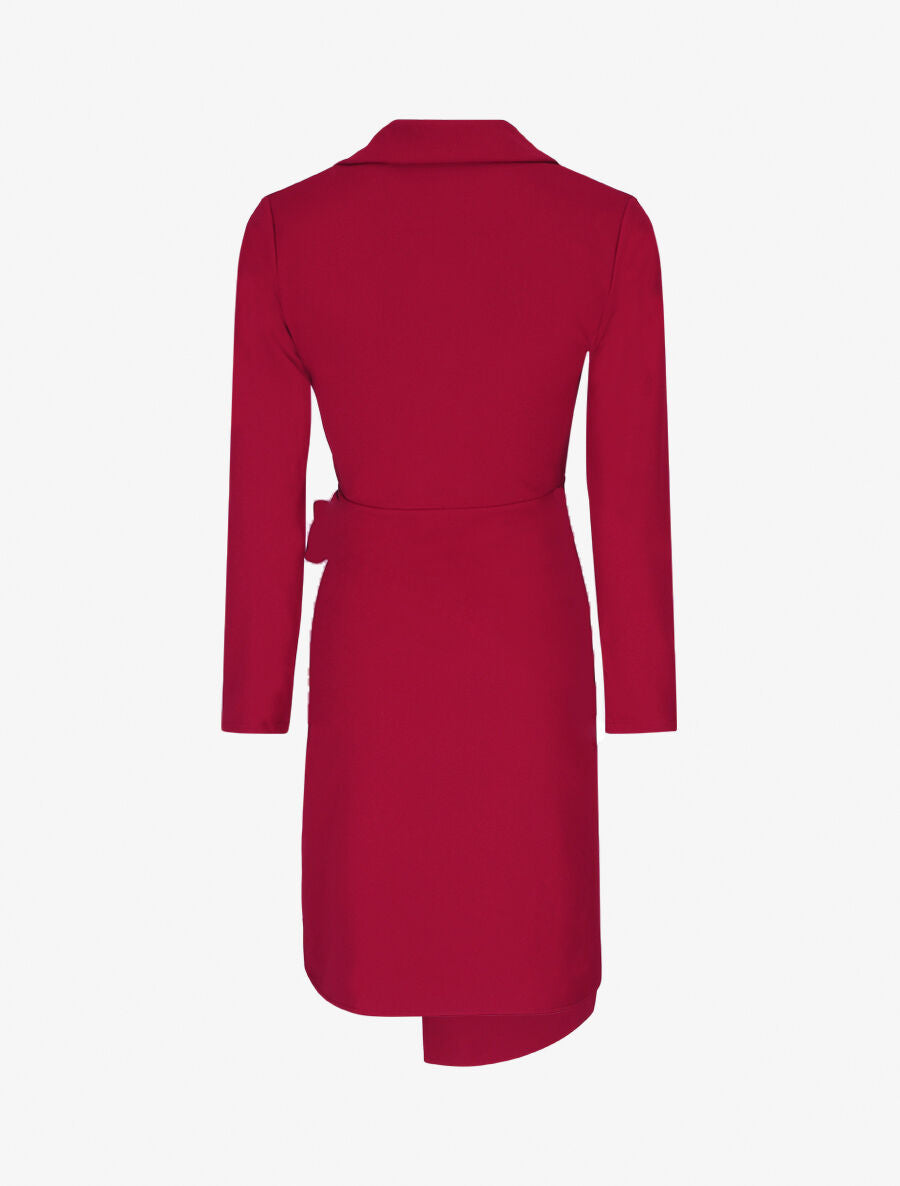 Robe unie portefeuille trompe-l&